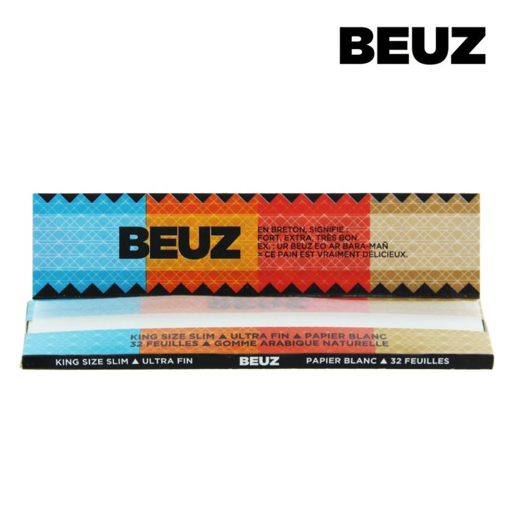 PACK Feuilles SLIM BEUZ blanches x 50 carnets