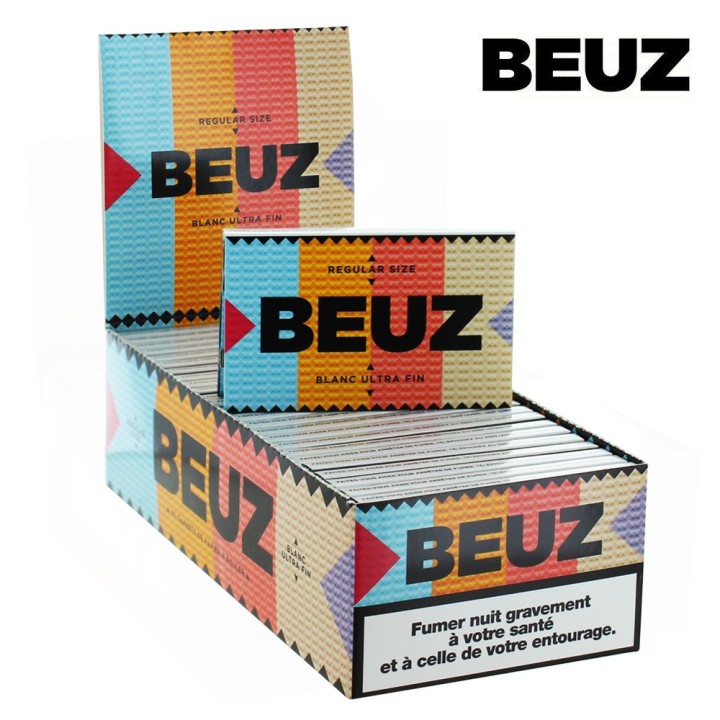 Pack Feuilles regular Blanc BEUZ x 25 Carnets