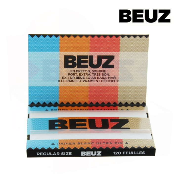 Pack Feuilles regular Blanc BEUZ x 25 Carnets