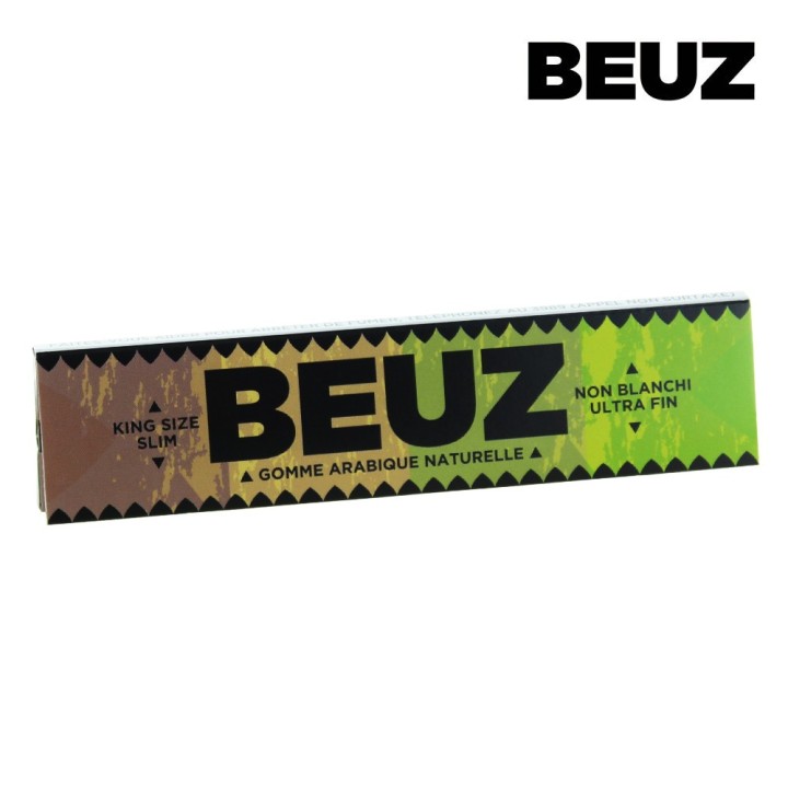 Pack Feuilles SLIM BEUZ Brown x 10 carnets
