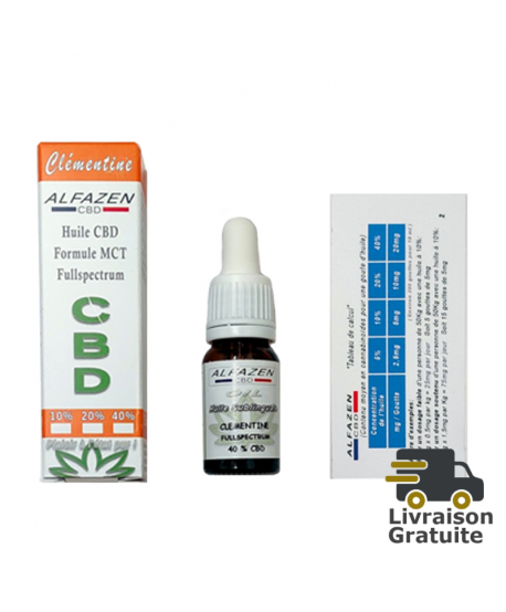Huile CBD Clementine Fullspectrum