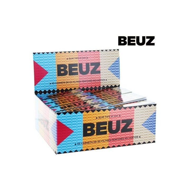 PACK Filtres Carton Blanc BEUZ x 50 carnets